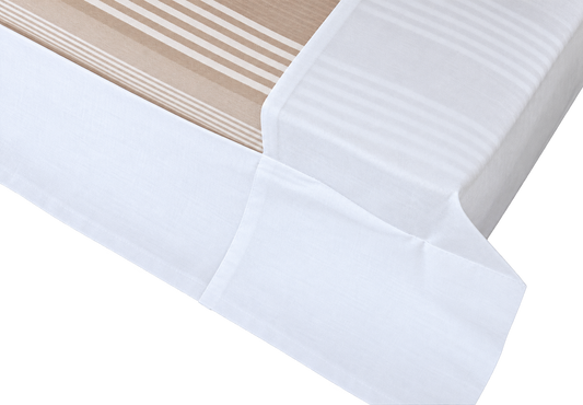 Kophoeslaken 16A wit – 160 × 280 + 30 cm