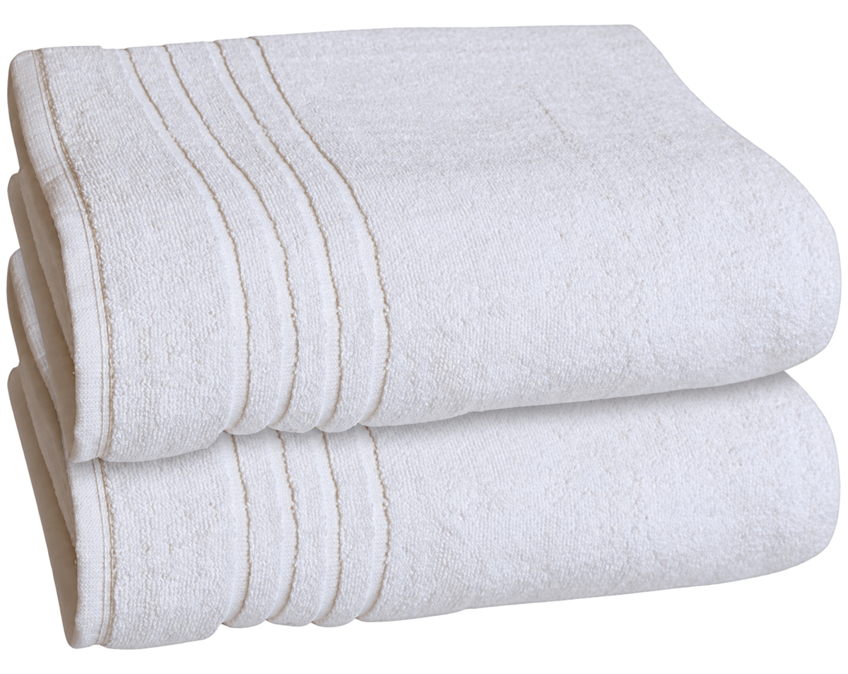 Wit zakelijk badlaken 70 × 140 cm – Unikoop-productfoto zonder achtergrond